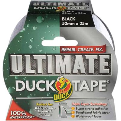 Duck Tape Ultimate Cloth Tape - Black - Thumbnail 2