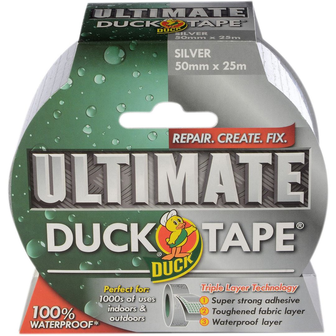 Duck Tape Ultimate Cloth Tape - Silver - Image 1