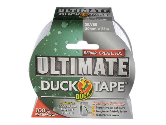 Duck Tape Ultimate Cloth Tape - Silver - Thumbnail 3