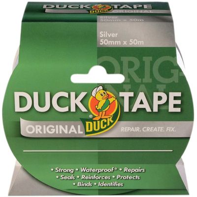 Shurtape original duck tape silver 50mm x 50m - Silver