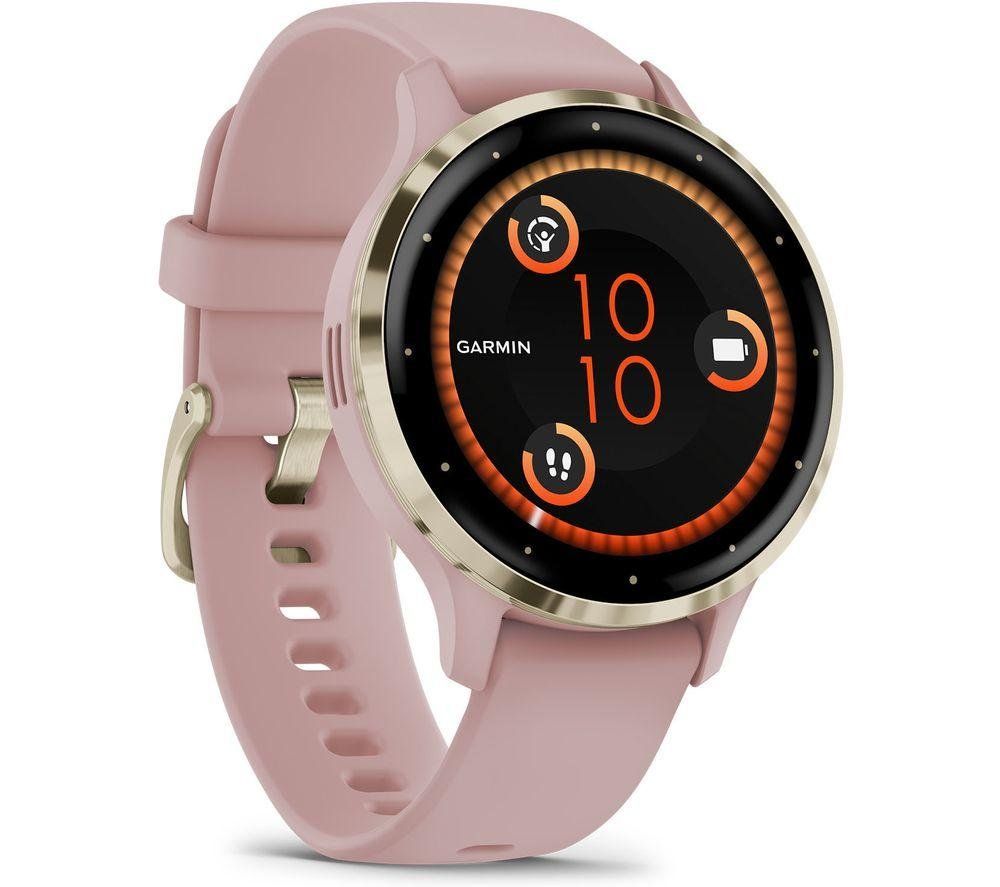 GARMIN Venu 3S - Soft Gold & Dust Rose, Gold,Pink - Image 1