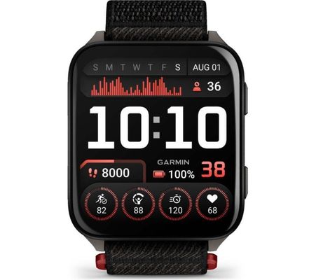 GARMIN Venu X1 - Titanium & Black, Black