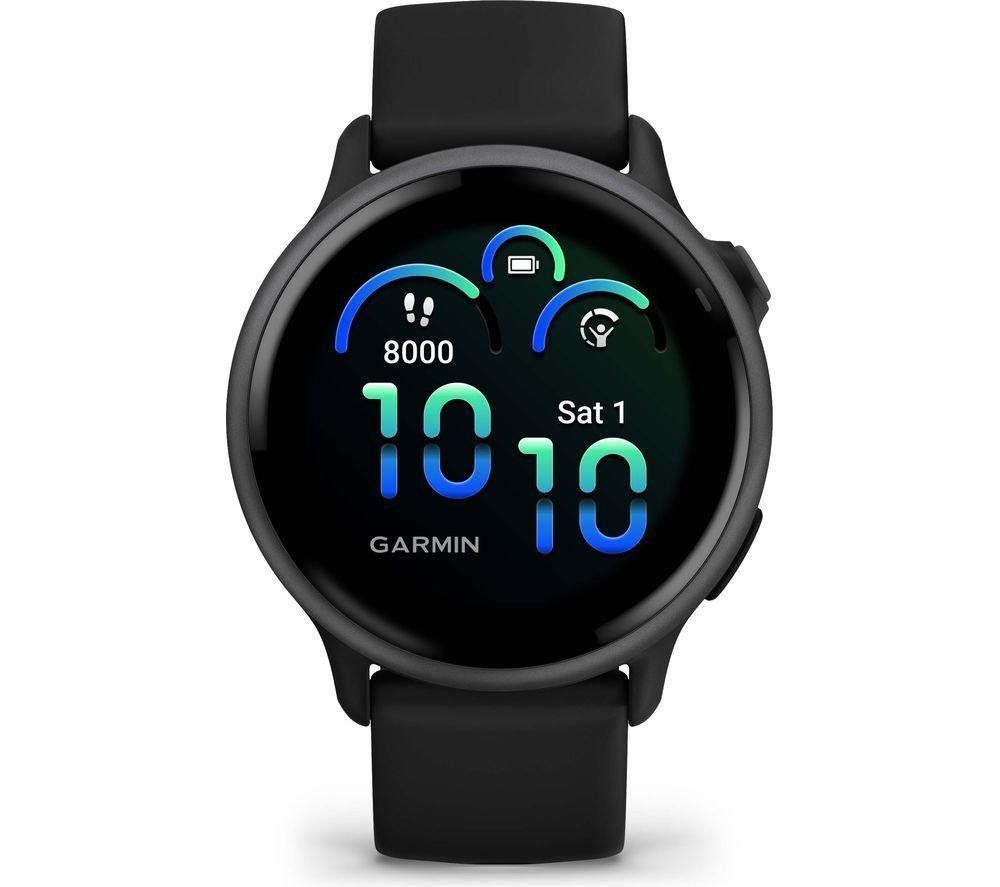 GARMIN vivoactive 6 Smart Watch - Slate & Black, Silver/Grey,Black - Image 1