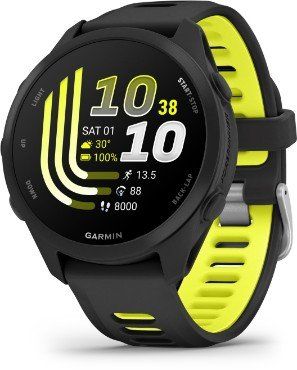 GARMIN Forerunner 170 Sports Watch - Black & Amp Yellow, 43 mm, Yellow,Black