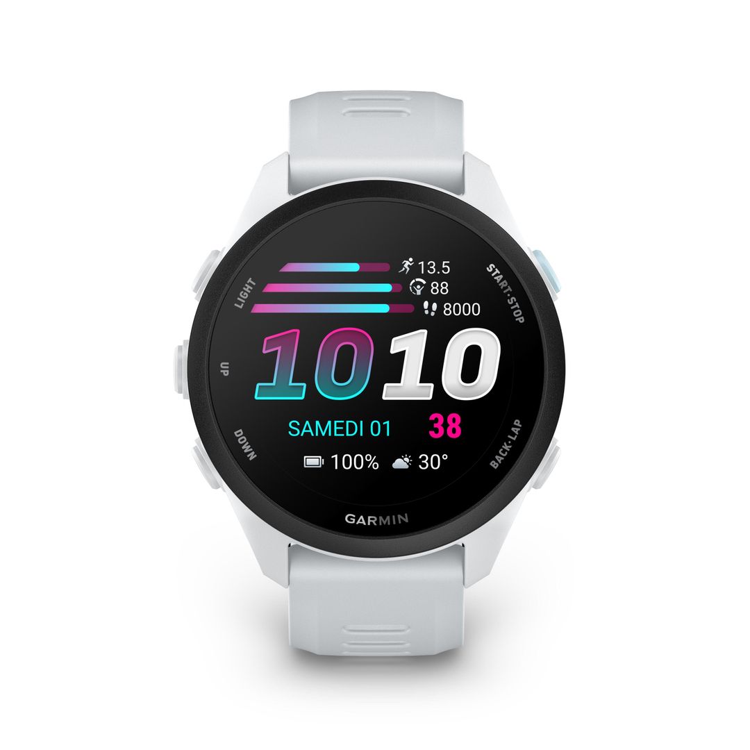 GARMIN Forerunner 70 Sports Watch Whitestone, 43 mm, White - Image 1