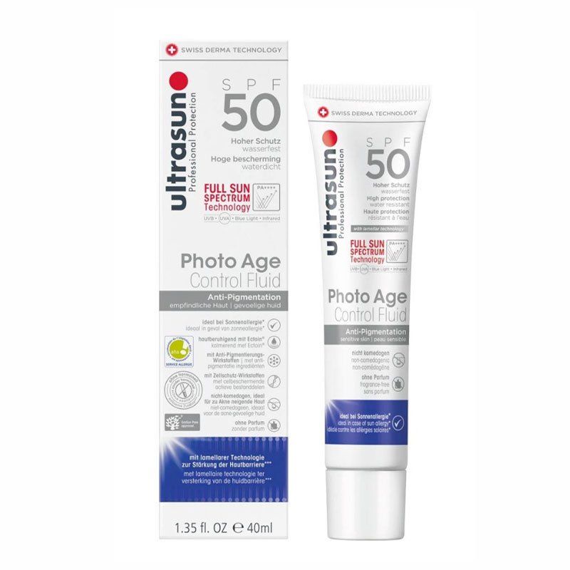 Ultrasun Photo Age Control Fluid Anti Pigmentation SPF50 40ml - Image 1