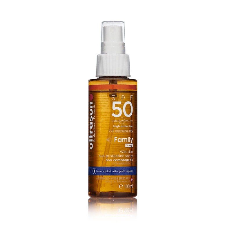 Ultrasun Family Wet Skin Spray SPF50 100ml - Image 1