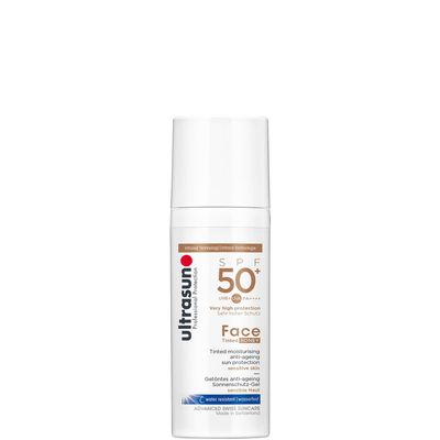 Ultrasun SPF50+ Tinted Face Sun Cream (Various Shades) - Honey