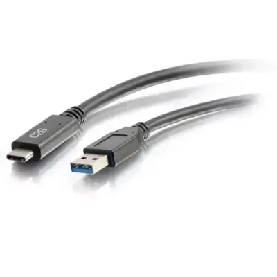 C2G 3M USB-C® to USB-A SuperSpeed USB 5Gbps Cable M/M - Black - Thumbnail 3