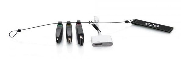 C2G Universal 4K HDMI® Adapter Ring with Color Coded Mini DisplayPort™
