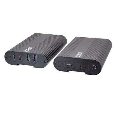 C2G Superbooster 2X4 USB Over Cat6a Extender Switch - USB 3.2 GEN1 (5G