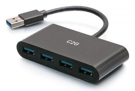 C2G 4-Port USB-A 3.0 Hub - SuperSpeed USB 5Gbps - Image 1