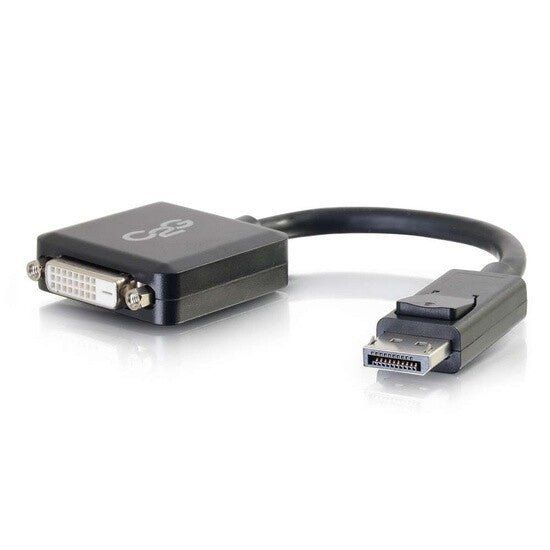 C2G 8in DisplayPort™ Male to Single Link DVI-D Female Adapter Converte - Image 1