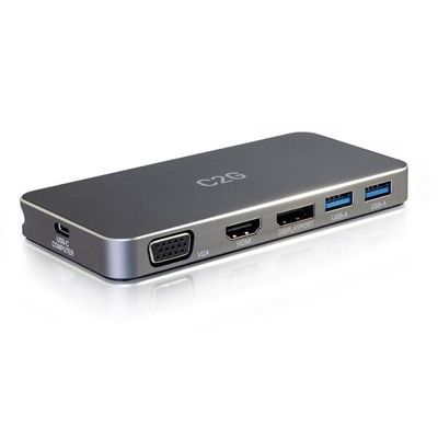C2G USB-C[R] Dual Display MST Docking Station with HDMI[R]. DisplayPor