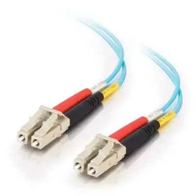 C2G 2m LC-LC 10Gb 50/125 OM3 Duplex Multimode PVC Fibre Optic Cable (L - Thumbnail 2