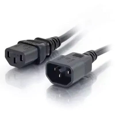 C2G 2m 18 AWG Computer Power Extension Cord (IEC320C13 to IEC320C14) - Thumbnail 2