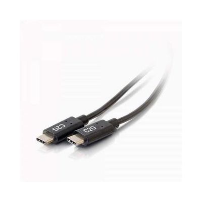 C2G 1.8m (6ft) USB C Cable - USB 2.0 (3A) - M/M USB Type C Cable - Black