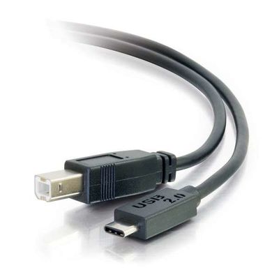 C2G 3m USB 2.0 USB Type C to USB B Cable M/M - USB C Cable Black