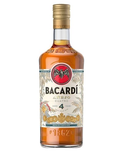 Bacardi Anejo Cuatro / 4 Year Old Single Modernist Rum