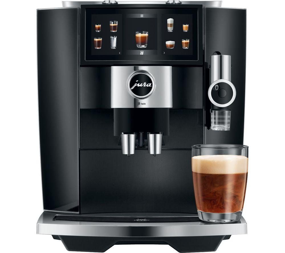 Jura J8 TWIN 15659 Freestanding Fully Automatic Coffee Machine - BLACK - Image 1
