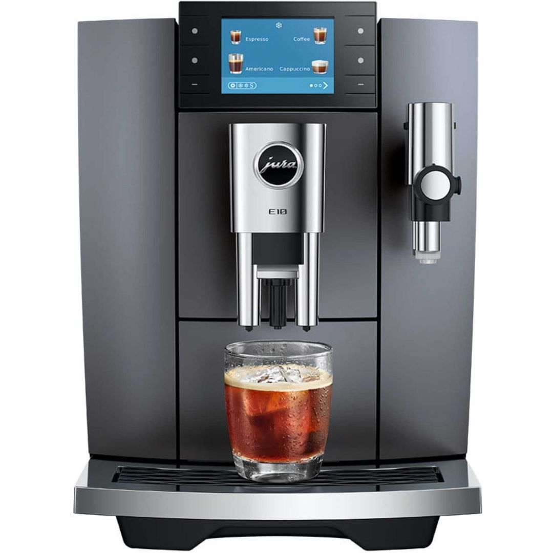 Jura E10 Onyx Grey Freestanding Coffee Machine 15718 Onyx Grey - Image 1