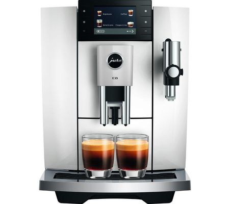 Jura E8 Freestanding Coffee Machine 15841 Piano White
