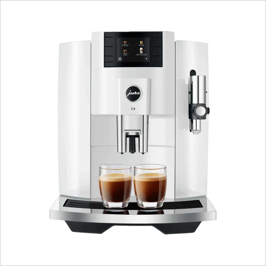 Jura E8 PIANO BLACK 15842 Freestanding Fully Automatic Coffee Machine - BLACK - Image 1