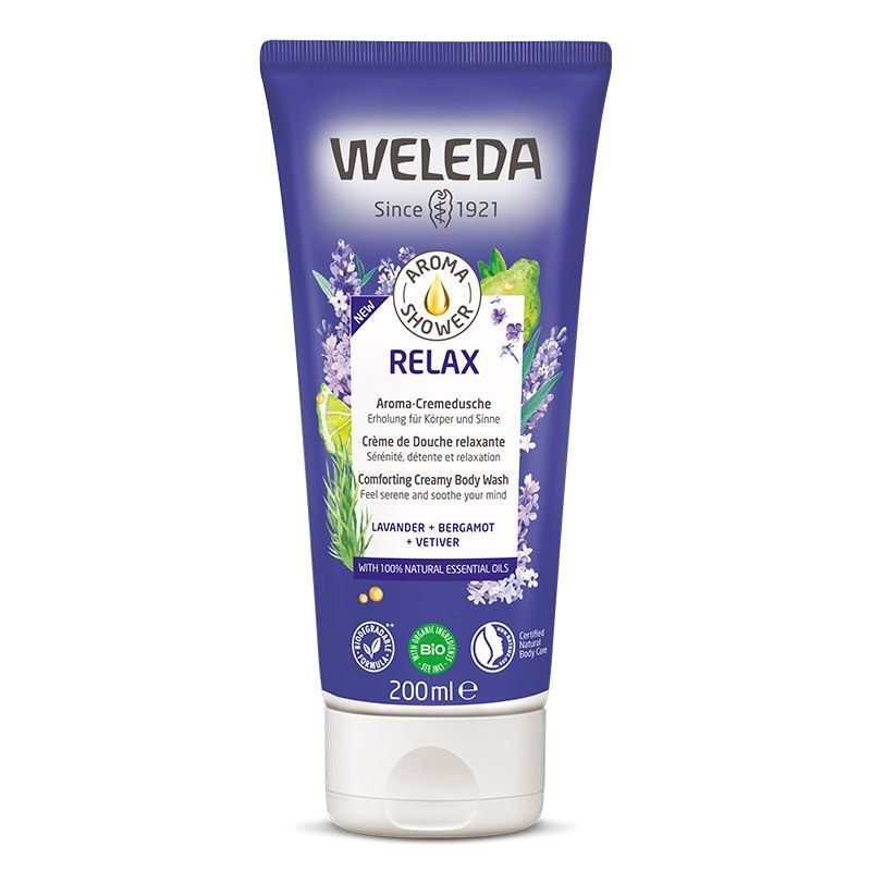 Weleda Relax Aroma Shower Gel 200ml in Clear - Image 1