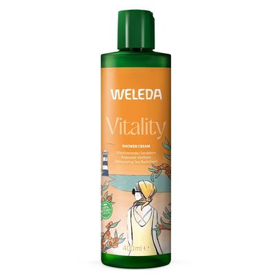 Weleda Vitality - Sea Buckthorn Creamy Body Wash - 400ml in Clear