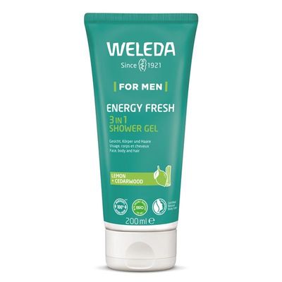 Weleda For Men Energy Fresh 3in1 Shower Gel 200ml - Thumbnail 2