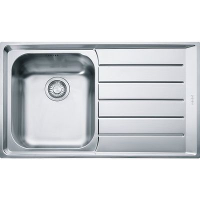Franke NEX211 RHD Neptune Single Bowl Sink Right Hand Drainer - STAINLESS STEEL