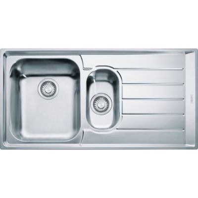 Franke NEPTUNE NEX251 RHD Neptune 1.5 Bowl Sink Right Hand Drainer - STAINLESS STEEL