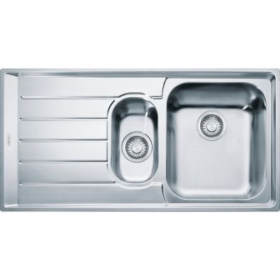 Franke NEPTUNE NEX251 LHD Neptune 1.5 Bowl Sink Left Hand Drainer - STAINLESS STEEL