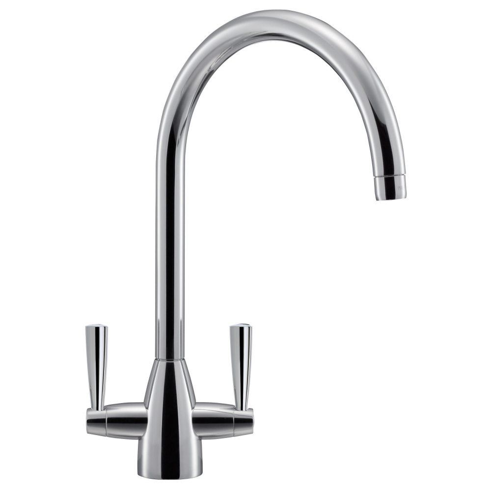 Franke Eiger Dual Lever Monobloc Kitchen Mixer Tap - Chrome - Image 1