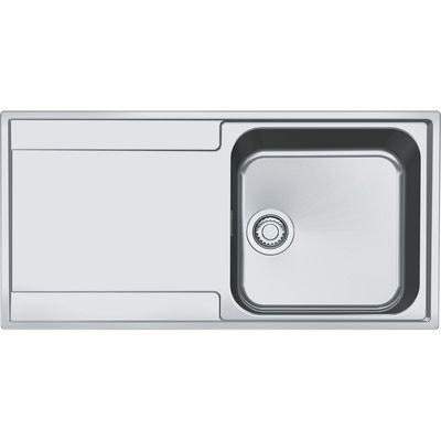 Single Bowl Inset Stainless Steel Kitchen Sink with Left Hand Drainer - Franke Maris