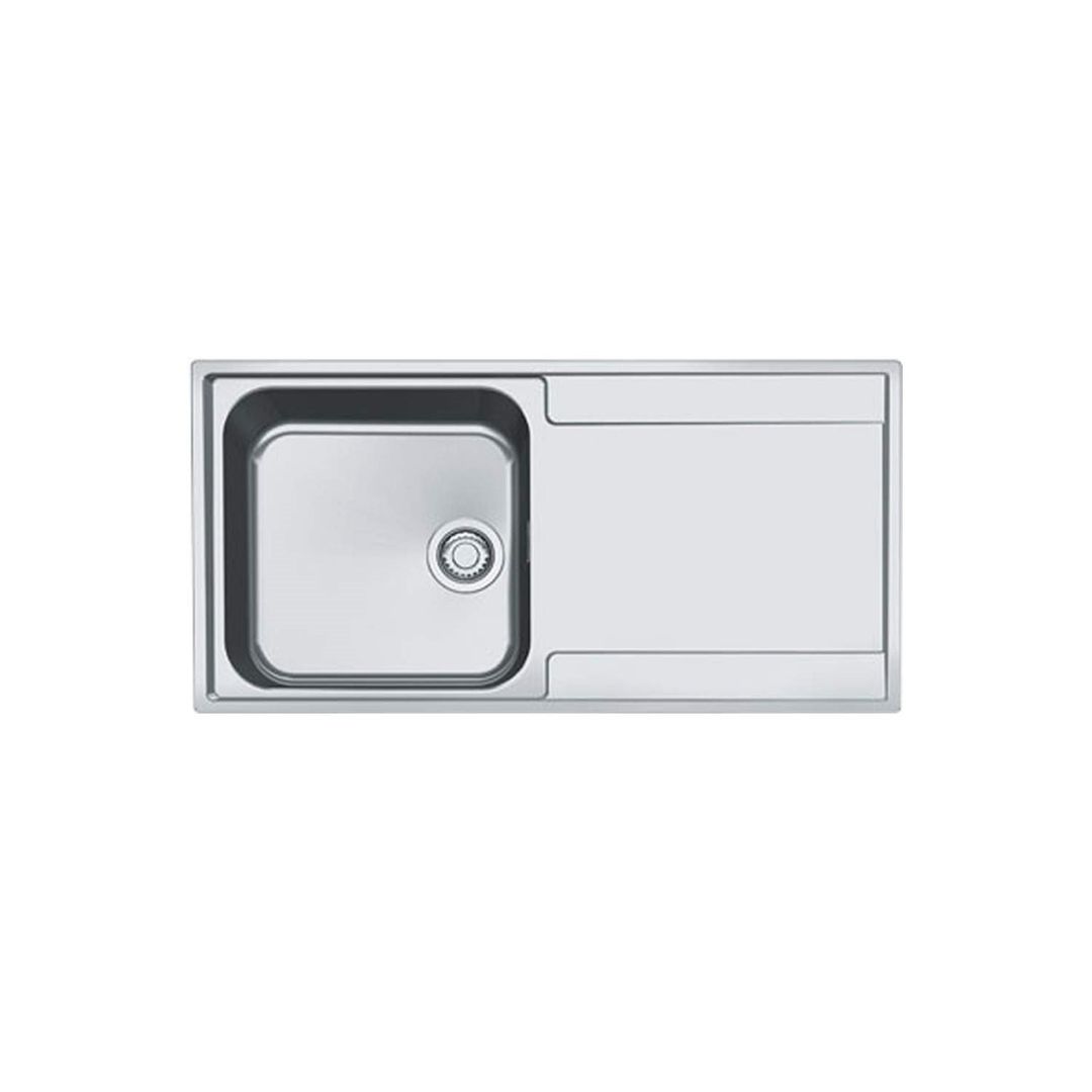 Franke MRX211 RHD Maris Single Bowl Sink Right Hand Drainer - STAINLESS STEEL - Image 1