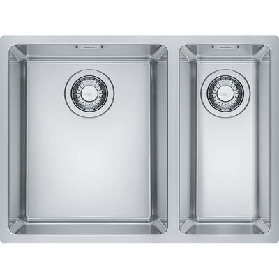 Franke Maris 34-19 1.5 Bowl Right Hand Undermount Stainless Steel Kitchen Sink - Thumbnail 2