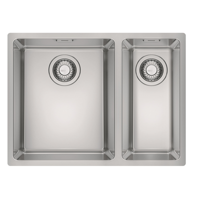 Franke Maris 34-19 1.5 Bowl Right Hand Undermount Stainless Steel Kitchen Sink