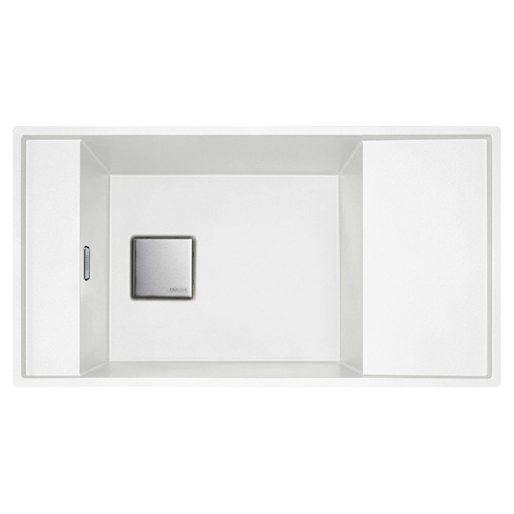 Franke FSG111 PW Fresno Fragranite Single Bowl Undermount Sink - WHITE - Image 1