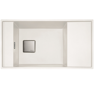 Franke FSG111 PW Fresno Fragranite Single Bowl Undermount Sink - WHITE - Thumbnail 2
