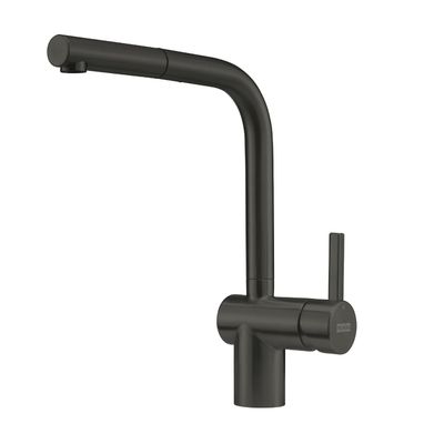 Franke Atlas Neo Single Lever Pull Out Monobloc Kitchen Mixer Tap - Black