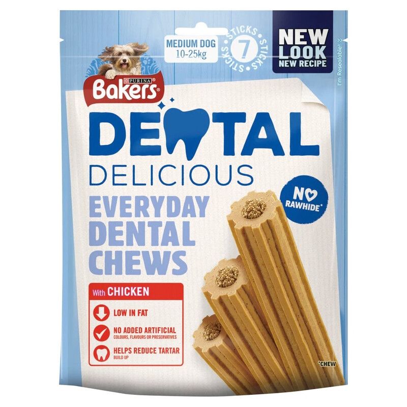 Pack of 7 Bakers Dental Delicious Treats - Image 1