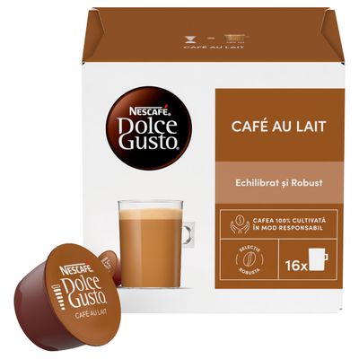 Nescafé Dolce Gusto Café Au Lait Coffee Pods x16 (16 Servings) - Thumbnail 2