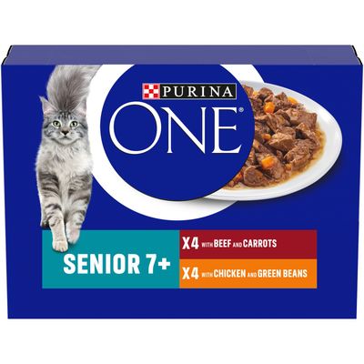 Purina One 7+ Chicken and Beef Cat Food - Thumbnail 2