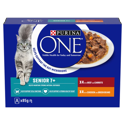 Purina One 7+ Chicken and Beef Cat Food