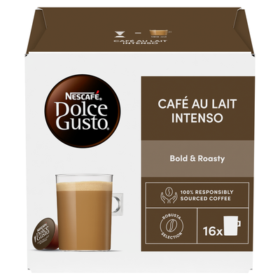 Nescafe Dolce Gusto Coffee Cafe Au Lait 16 Refill pods