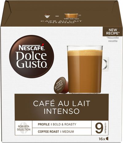 Nescafe Dolce Gusto Coffee Cafe Au Lait 16 Refill pods - Thumbnail 3