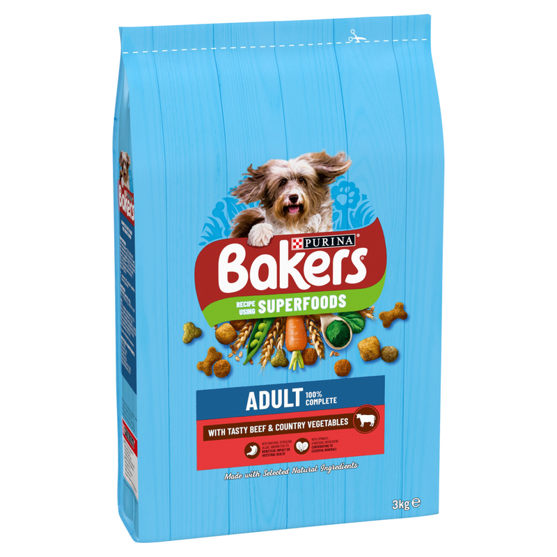 Bakers Adult Dry Dog Food - Beef - Image 1