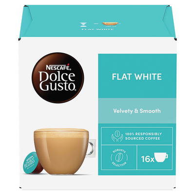 Nescafé Dolce Gusto Flat White Coffee Pods x16 (16 Servings) - Thumbnail 3