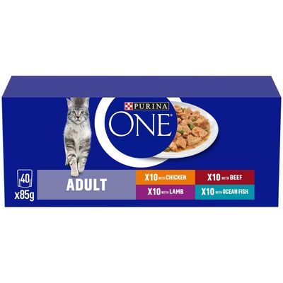 Pack of 40 Purina One Mini Fillets in Gravy - Thumbnail 2
